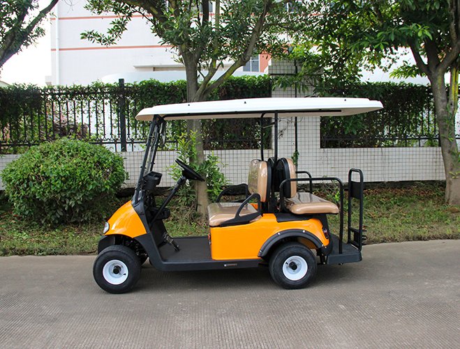 L2+2座4座高尔夫球车酒店工厂摆渡车楼盘看房车观光车-鑫时代电动车