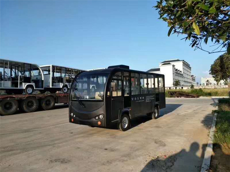 沃尔沃集团定制-电动全封闭观光车、员工接送车