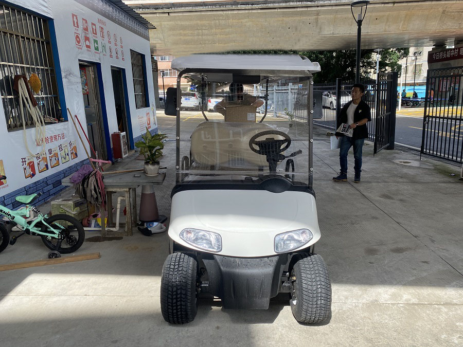 4座四轮电动观光巡逻车旅游景区物业保安街道电瓶巡逻车