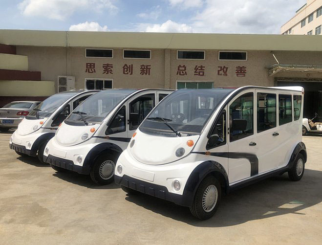 FX08全封闭带门电动巡逻车治安校园保安电动巡逻车-鑫时代电动巡逻车