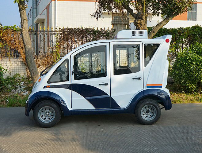 FX05全封闭带门电动巡逻车治安校园保安巡逻车-鑫时代电动巡逻车