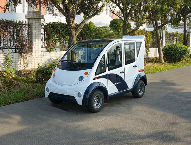 FX05全封闭带门电动巡逻车治安校园保安巡逻车-鑫时代电动巡逻车